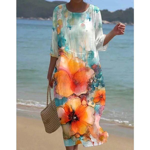 Hillary elegant floral dress for women -8