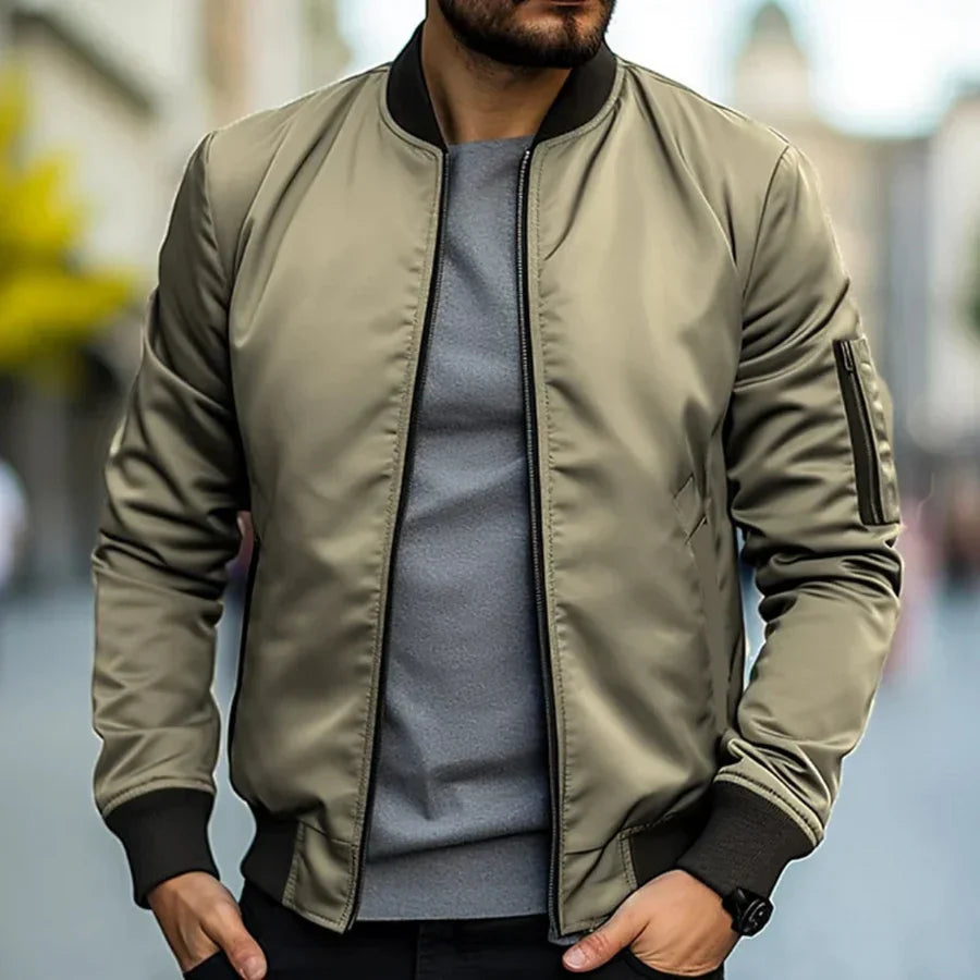 Jacket bomber elegant for men | Confort Intemporel -6