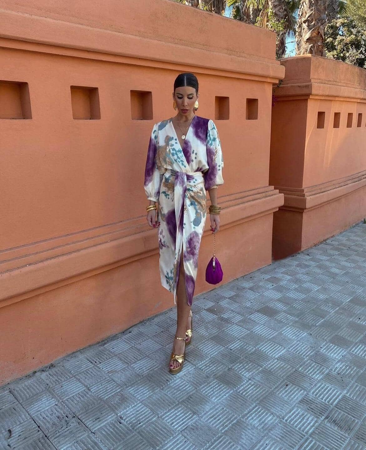 Elegant silk dress for women | Alessia -4