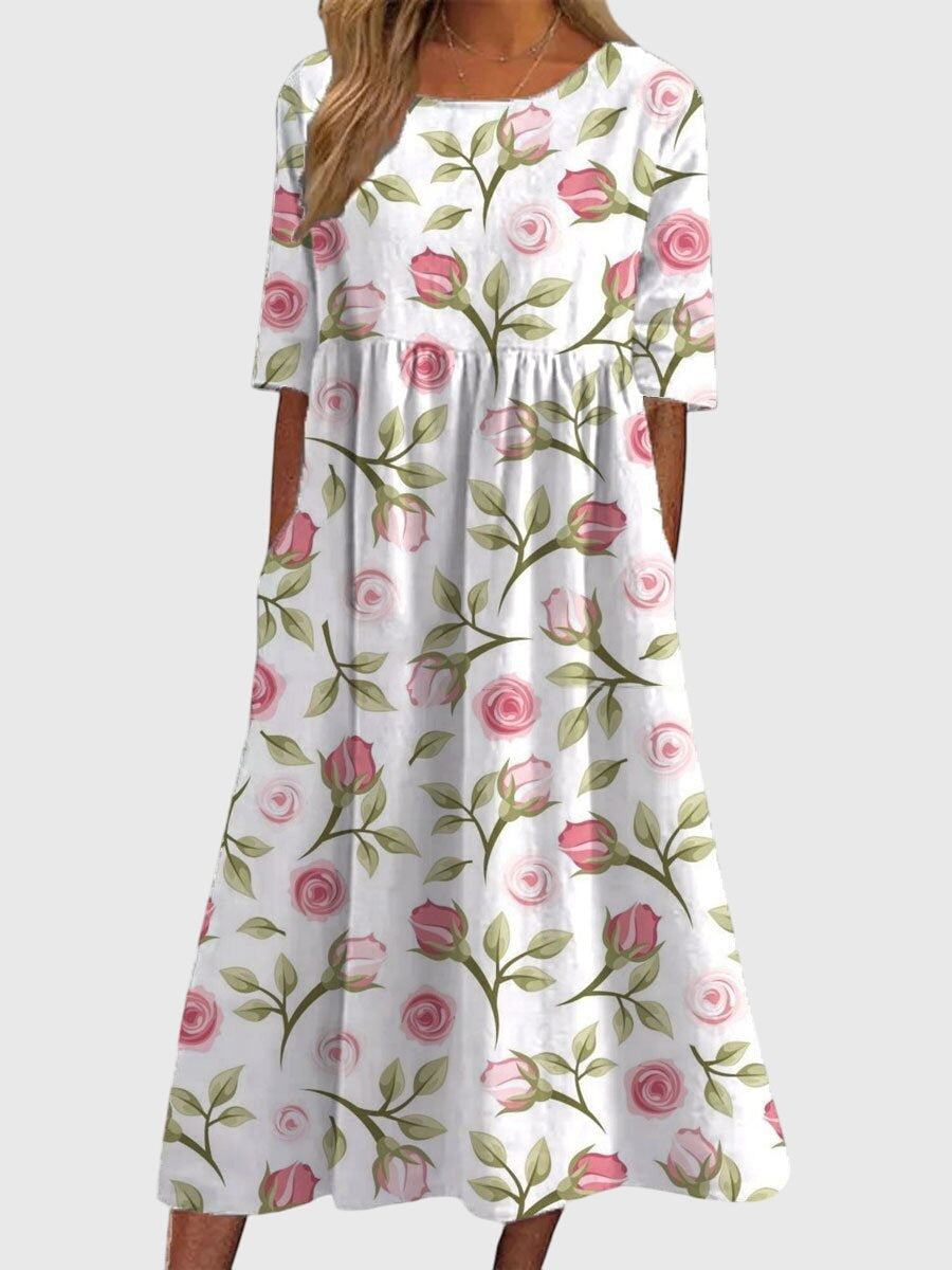 Elegant flowing dress for women -8
