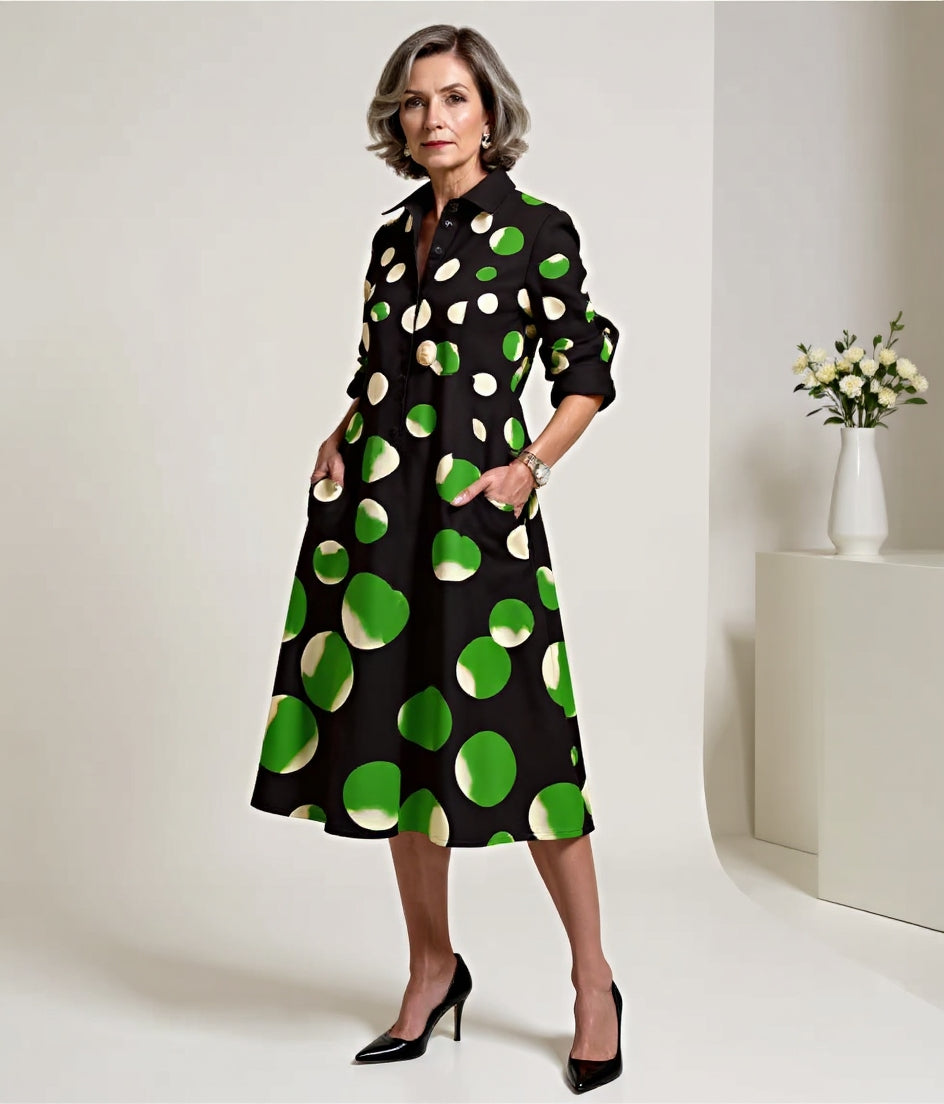 Clara elegant versatile midi dress for women | Timeless -12
