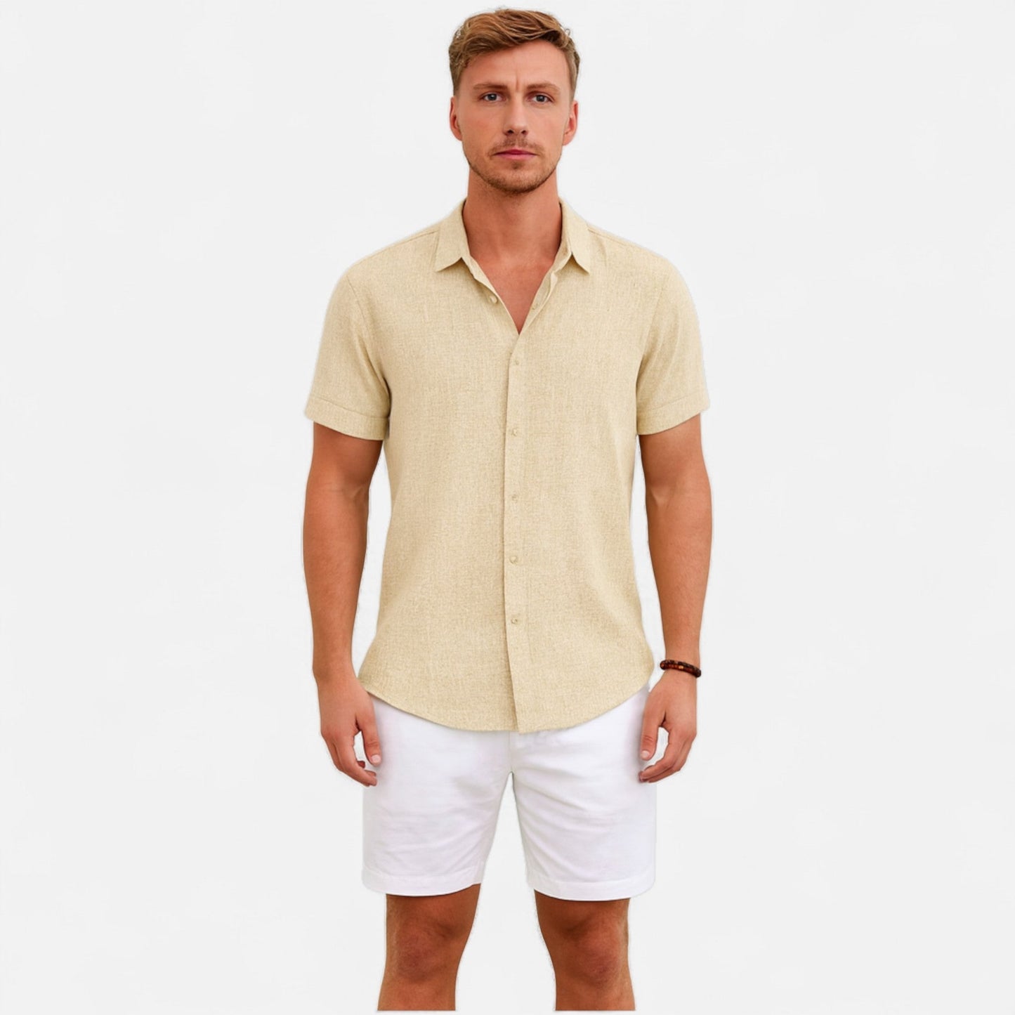 Refined coastal summer shirt for men -12