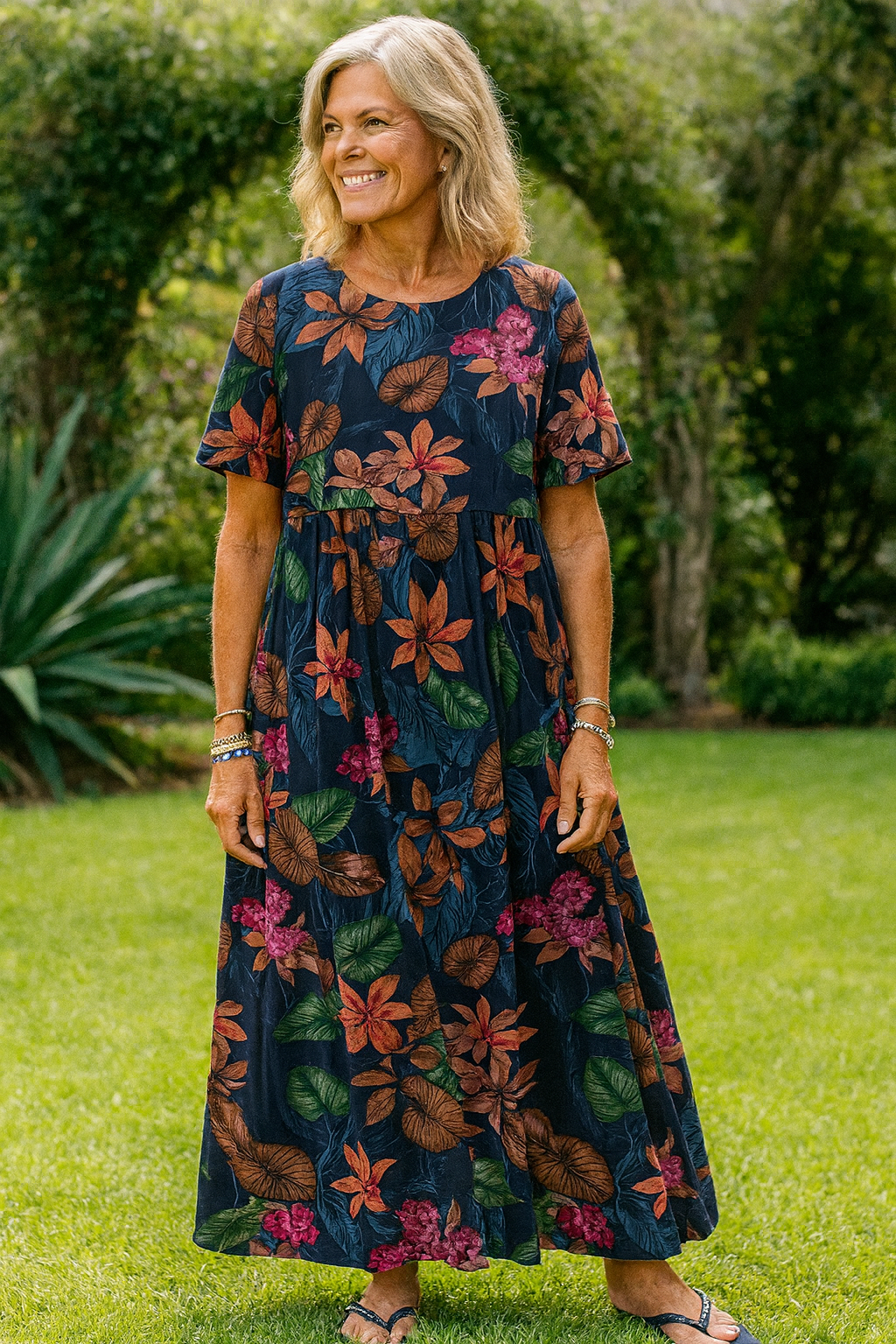 Floral maxi dress for women | Masie