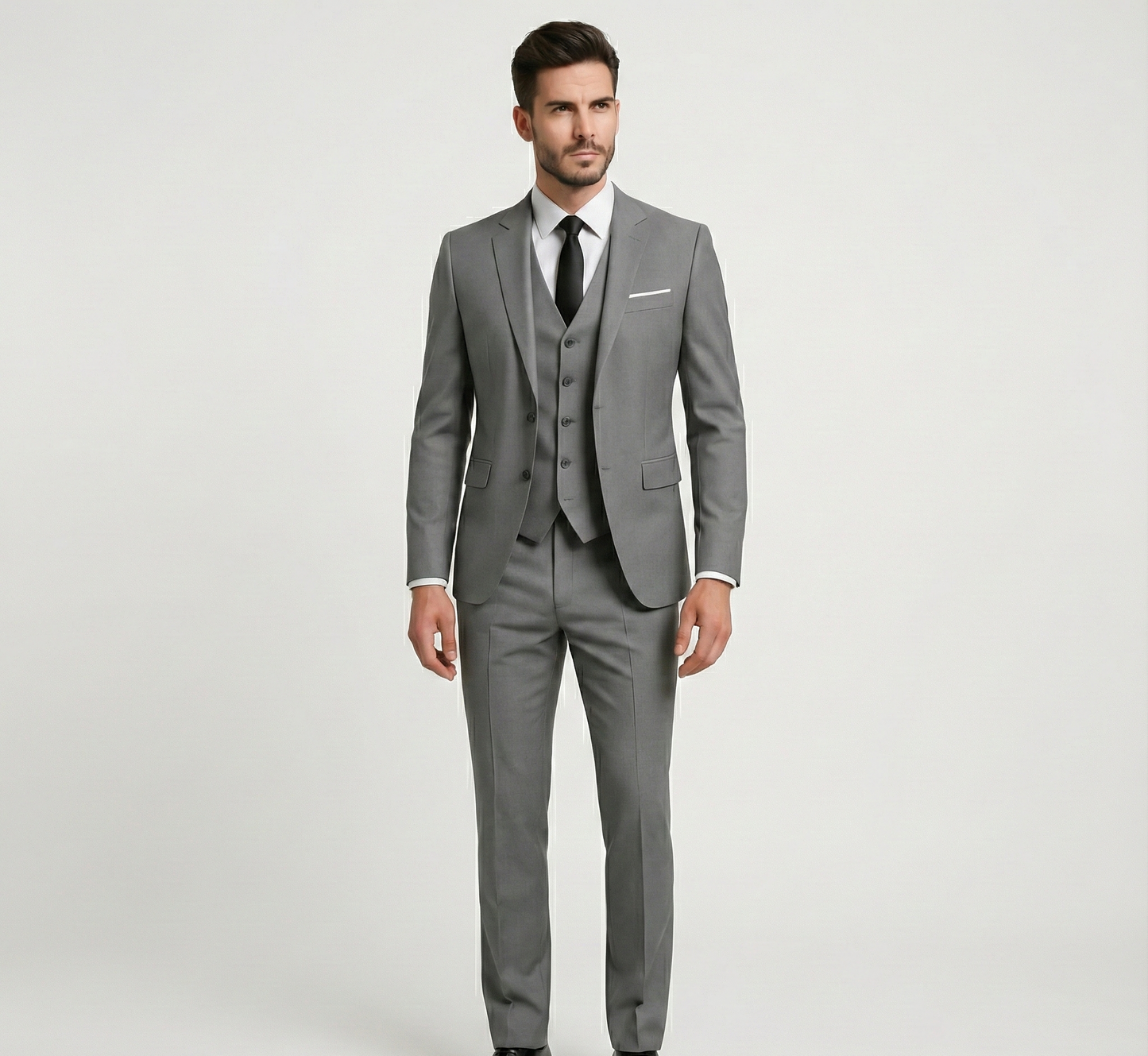 Formal three-piece tailored suit for men | Assuli