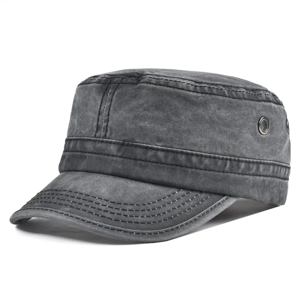 Aurelle rugged vintage adjustable cap for men