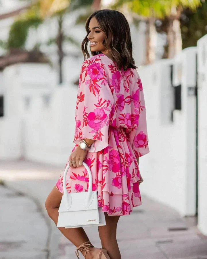Aurelle Kaiya colourful summer dress for women