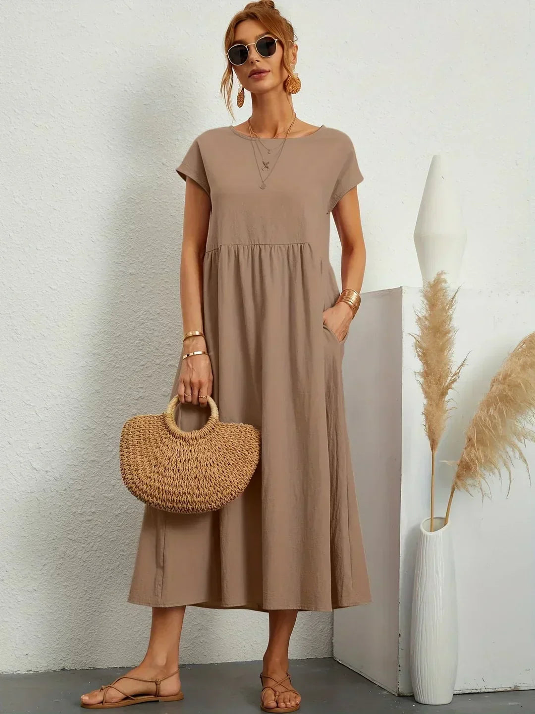 Lightweight casual dress for women | Cara -10