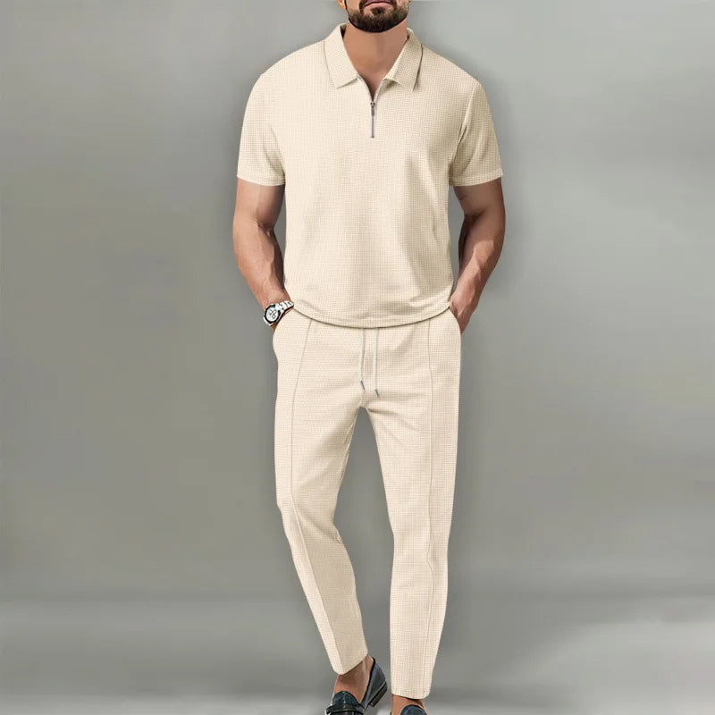 Relaxed two-piece casual set for men | Milan -4