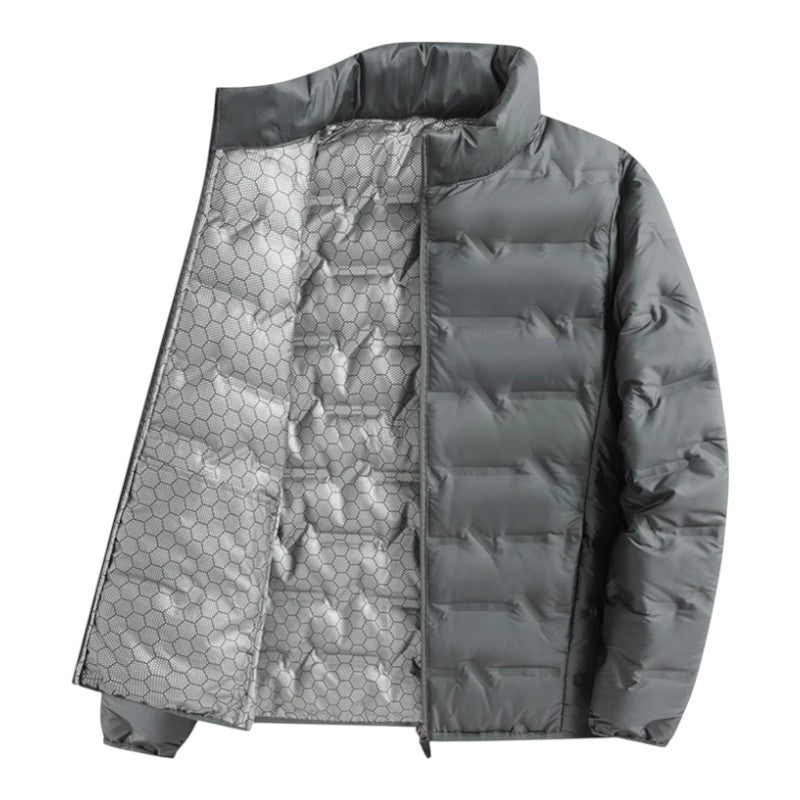 Quilted high collar winter jacket for men | Arcton -9