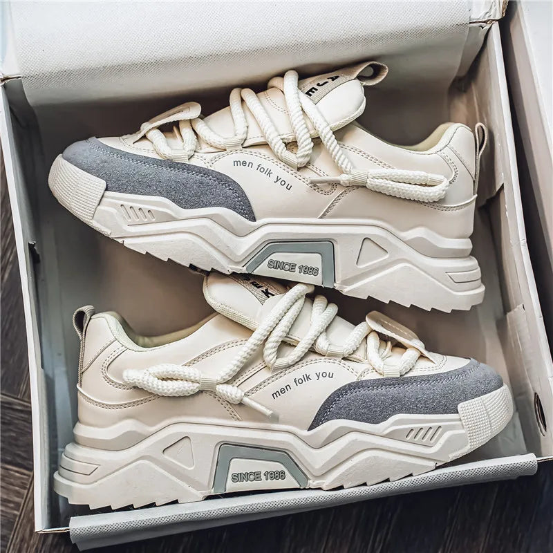 Classic leather low-top everyday trainers for men | Matteo -10