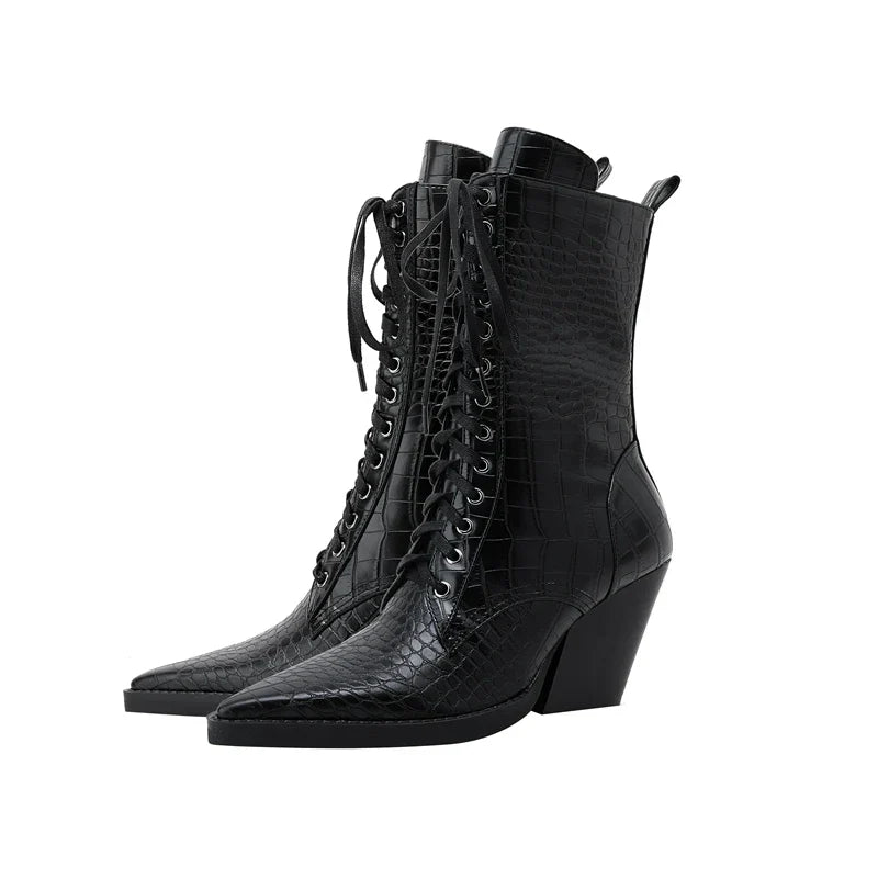 Izzy ryder lace-up boots for women | Marlowe -16