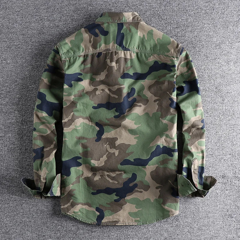Urban camo shirt for men | Theodore Willow -6