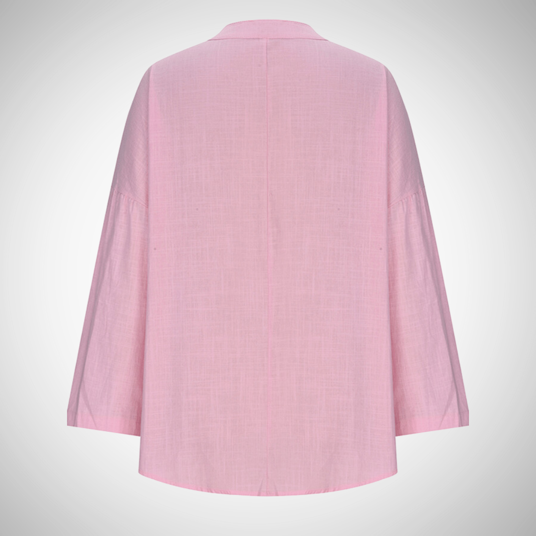 Shirt casual lin blouse for women | Abélia -7