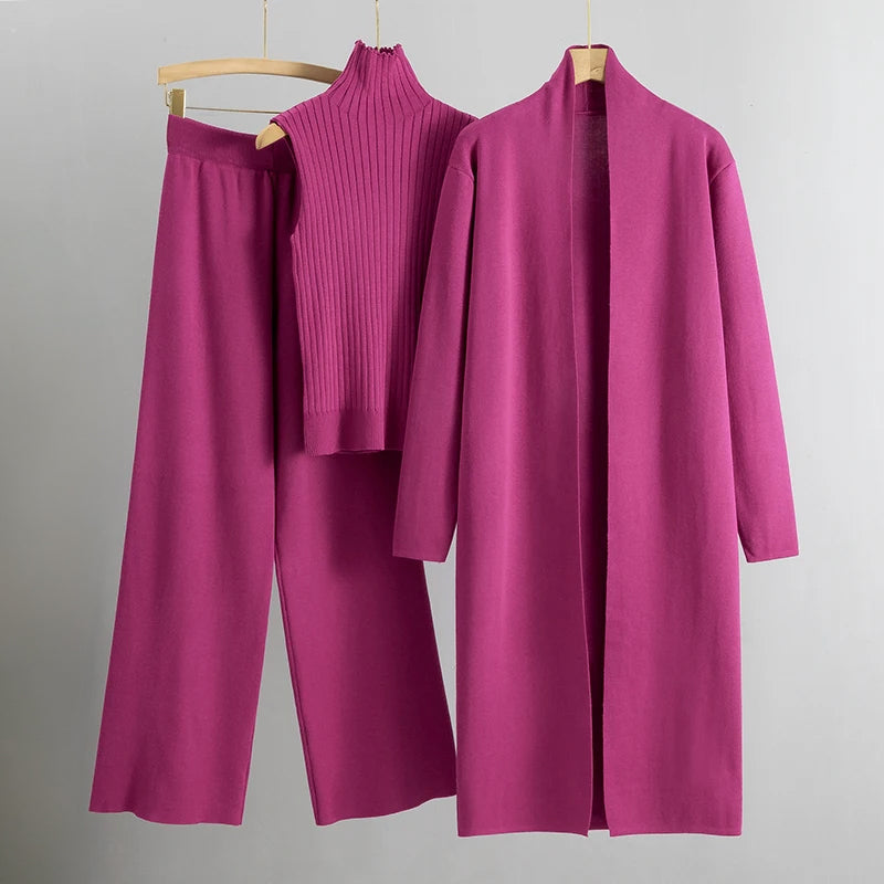 Coordinated three-piece outfit set for women | Mirella -4