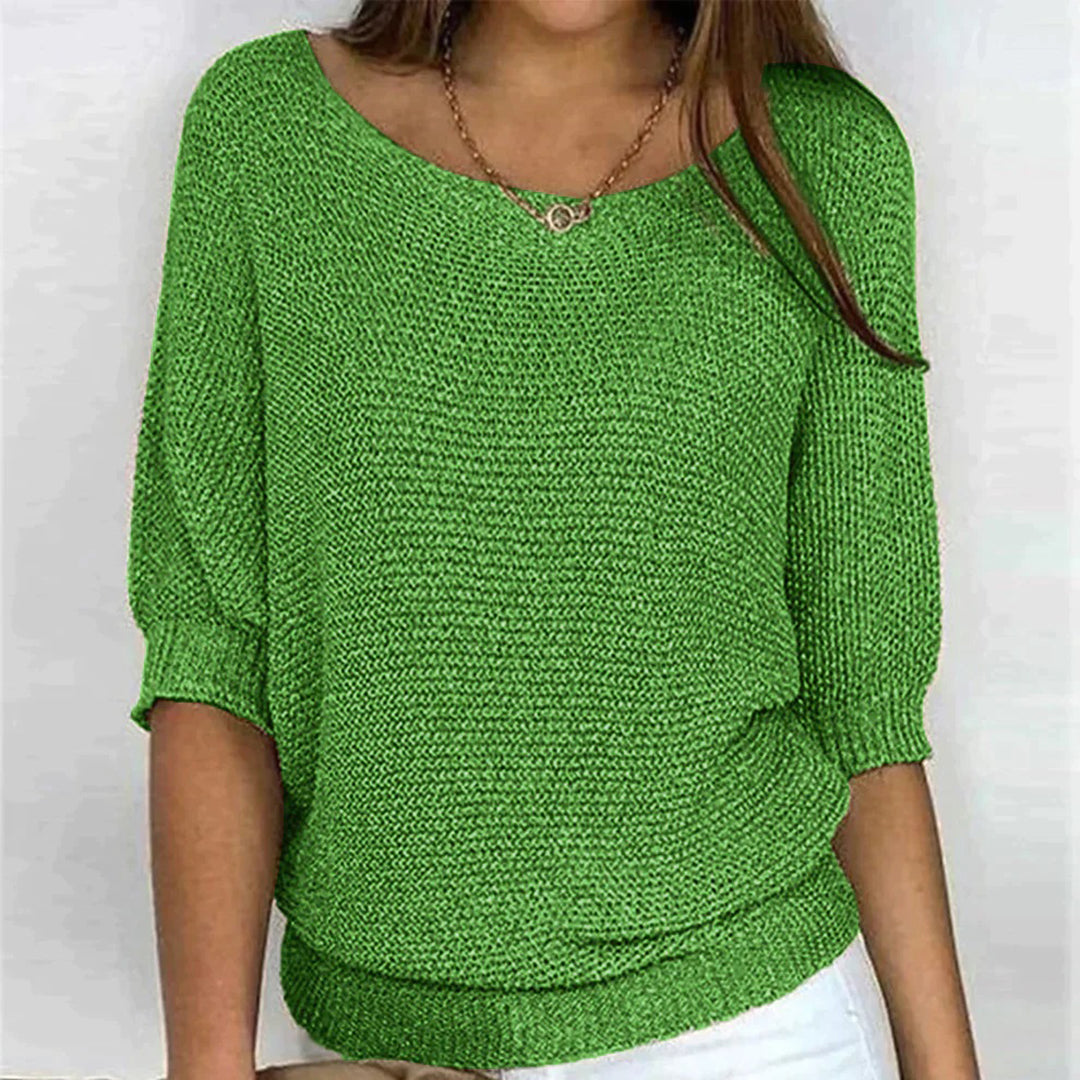 Elegant everyday knit top for women | Serene -8