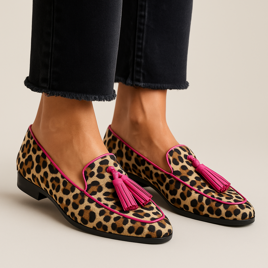Stylish tassel loafers with statement detailing for women | Lana