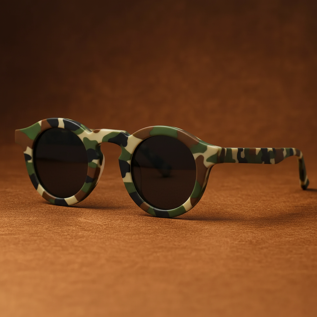 Retro circular sunglasses for women | Cobble Shades -7
