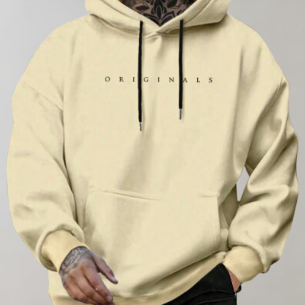 Warm hoodie with “Originals” print for men | Originals