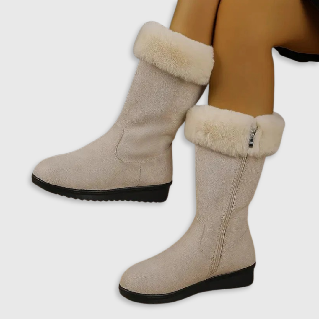 Cosy fur-lined warm winter boots for women | Hailey -1