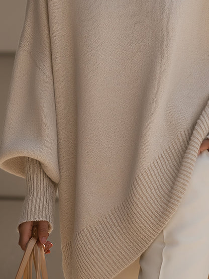 Effortless oversized everyday poncho coat for women | Mandy -3