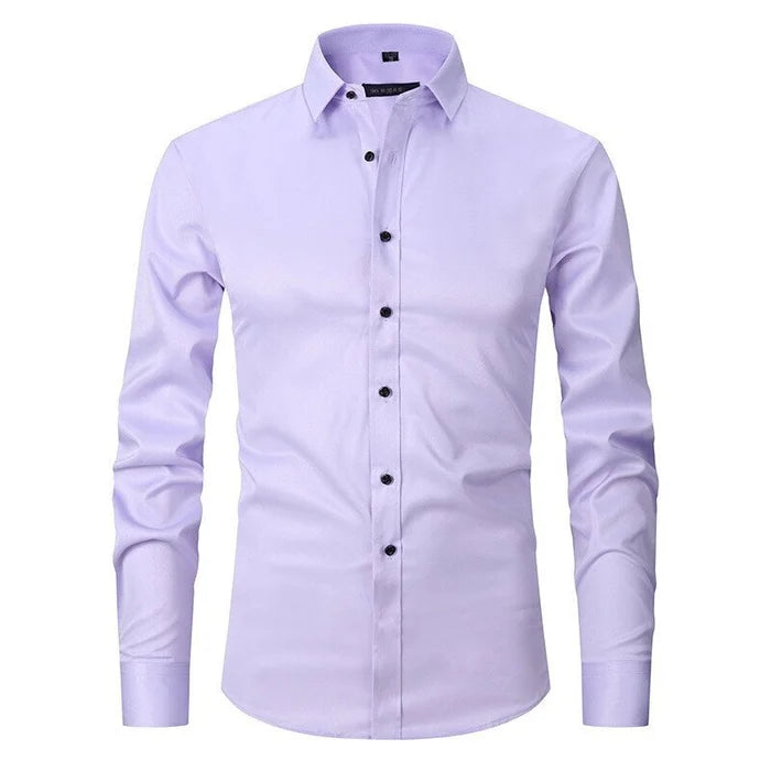 Aurelle Liam premium stretch button-up shirt for men
