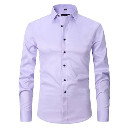 Aurelle Liam premium stretch button-up shirt for men