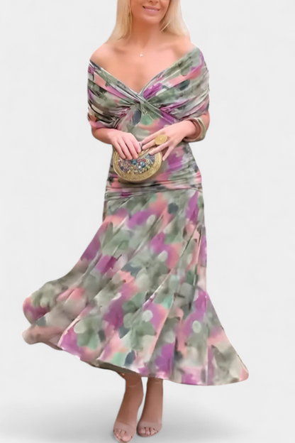Elegant relaxed everyday dress for women | Lowenna -3