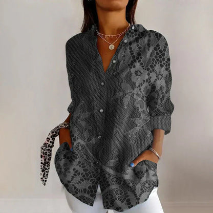Classic vintage everyday blouse for women | Ellaine -2