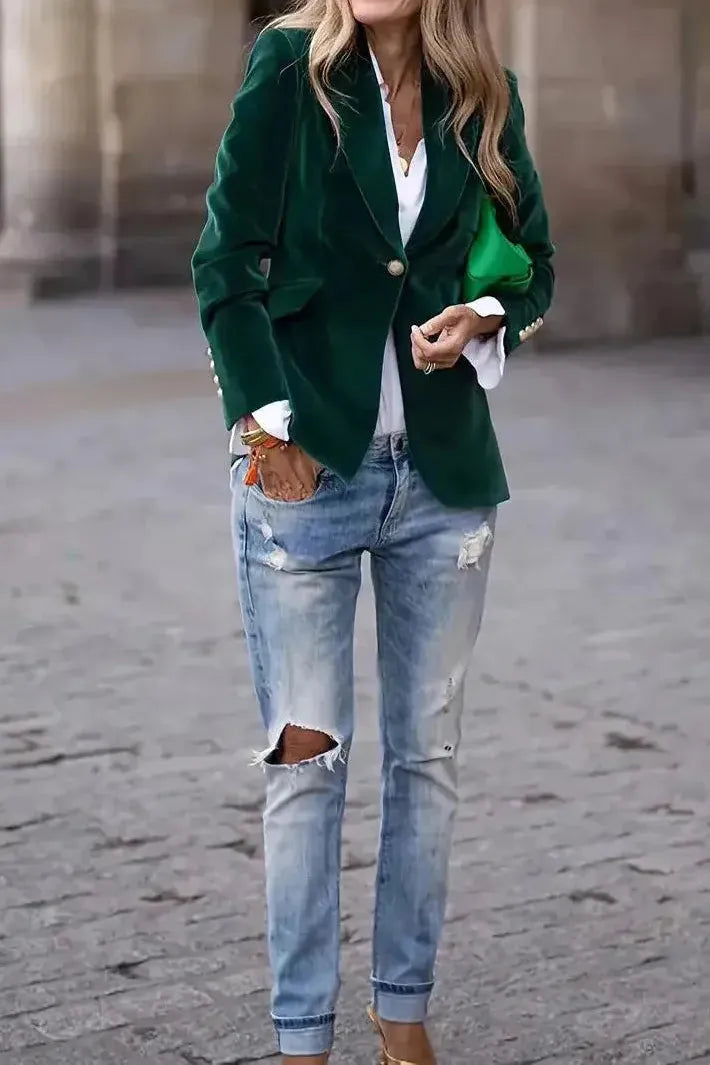 Blazer chic elegant for women | Classique -12