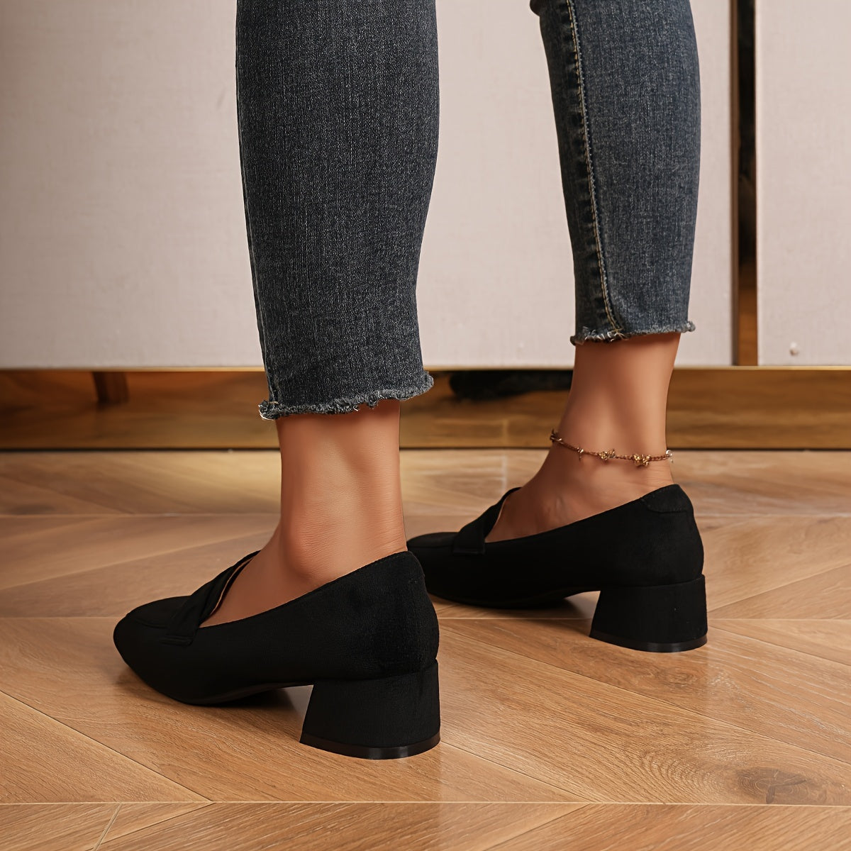 Shoes elegant comfortable for women | Talon Bas -3