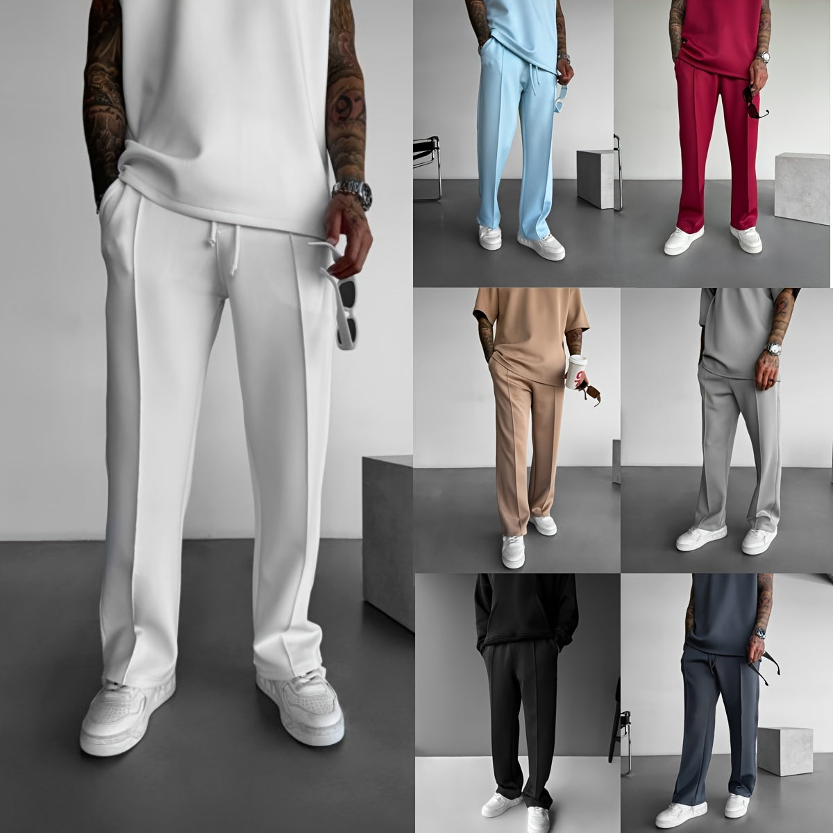 Classic pleated everyday trousers for men | Ellison -18