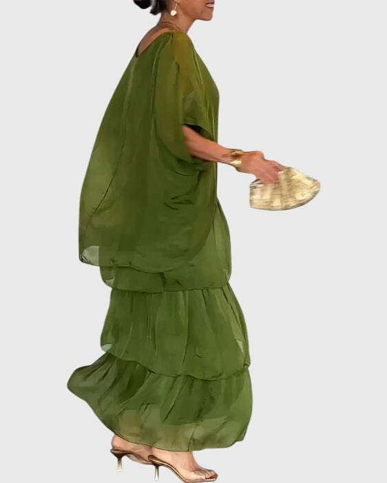 Long flowing elegant dress for women | Clara