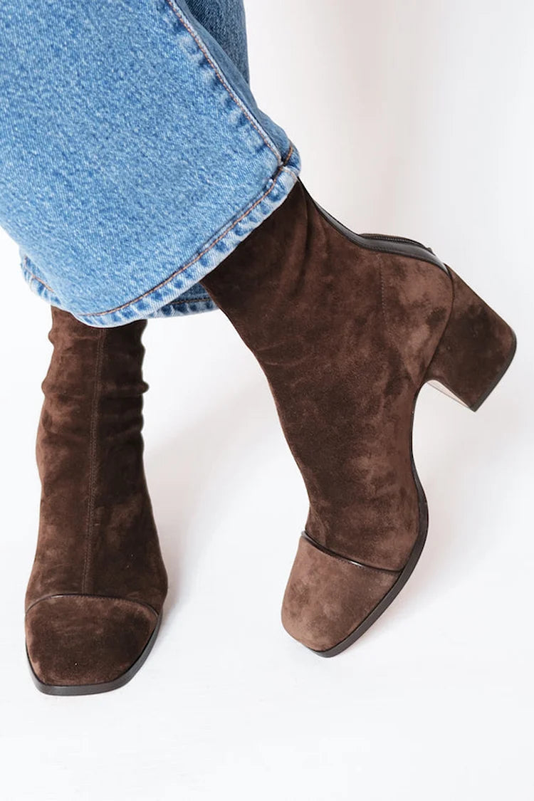 Elegant grace-step heeled ankle boots for women | Aria -2