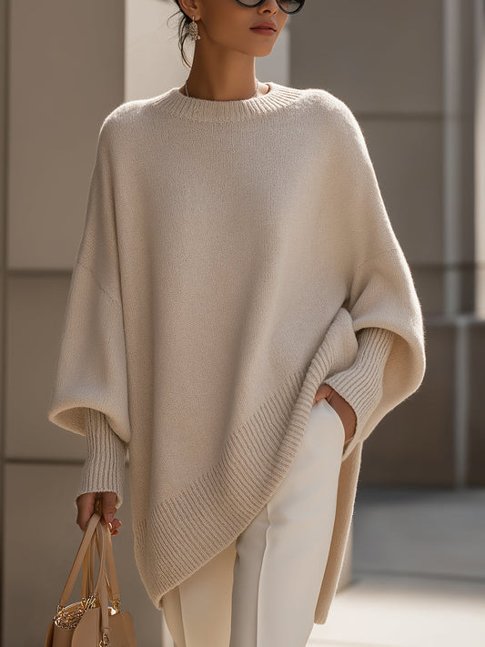 Effortless oversized everyday poncho coat for women | Mandy -1