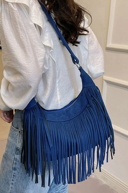 Fringe shoulder bag for women -16