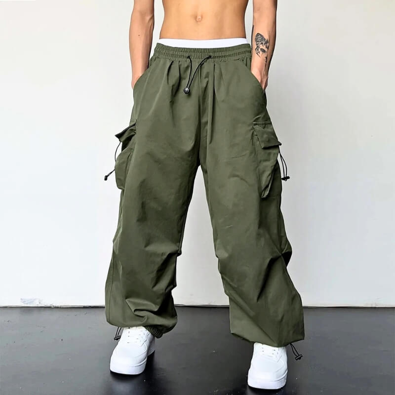 Relaxed fit cargo for men | Axel -7