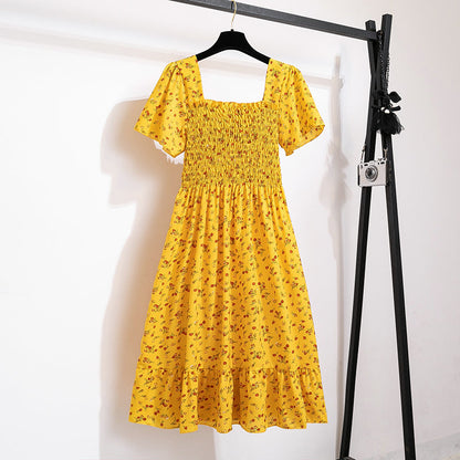 Dress mi-longue summer breeze for women | Calista -1