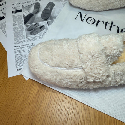 Cosy elegant winter loafers for women | Selene -6