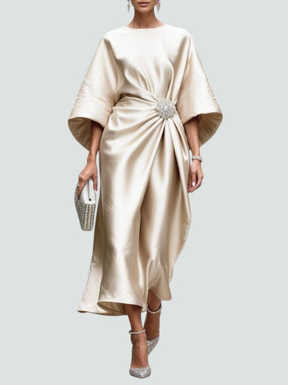Classic elegant everyday dress for women | Luneth -6