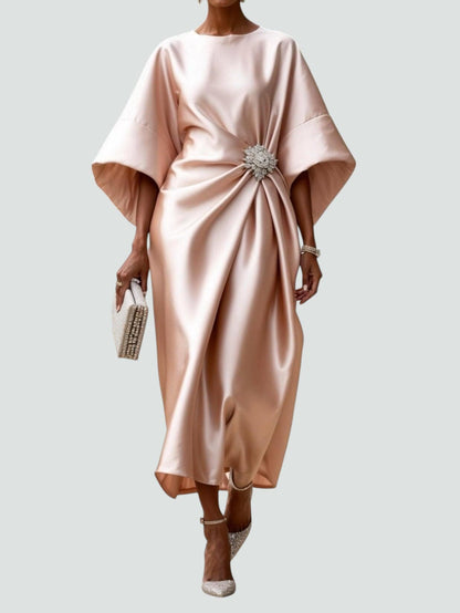 Classic elegant everyday dress for women | Luneth -5