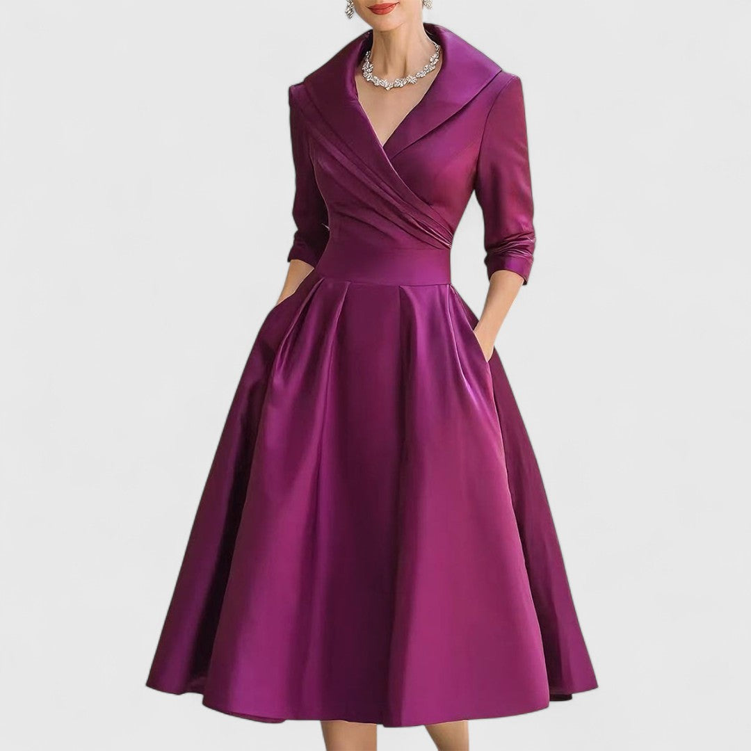 Elegant everyday midi dress for women | Marley Quinn -4