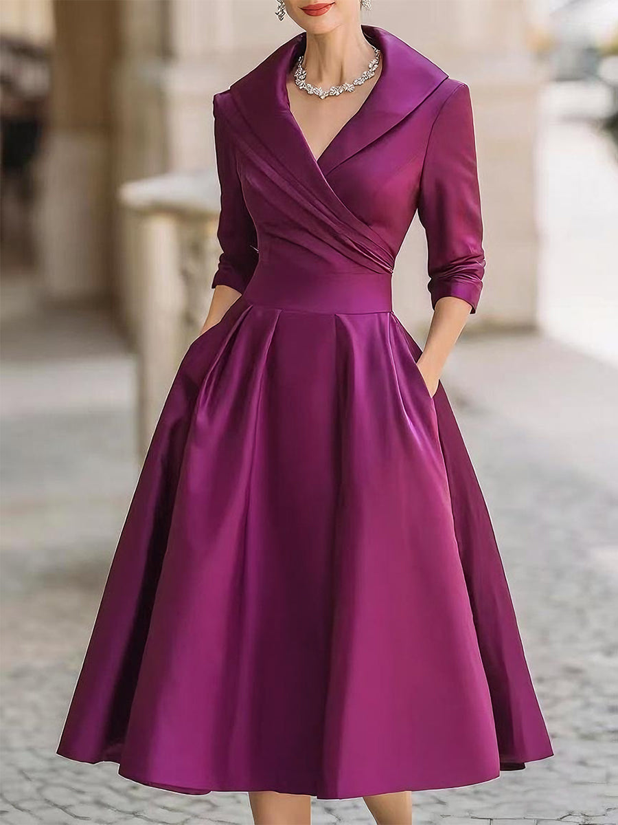 Elegant festive holiday dress for women | Colette Lina -8