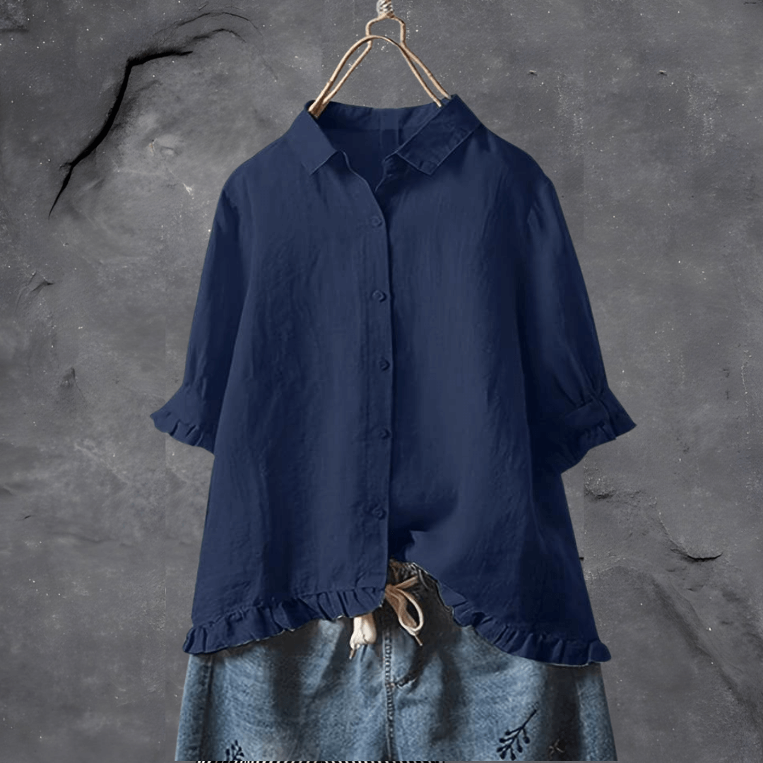 Stylish cotton shirt blouse for women | Ann -1