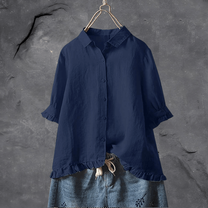 Stylish cotton shirt blouse for women | Ann -1