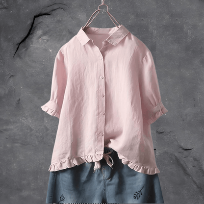 Stylish cotton shirt blouse for women | Ann -3