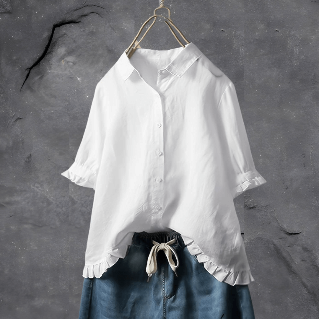Stylish cotton shirt blouse for women | Ann -2