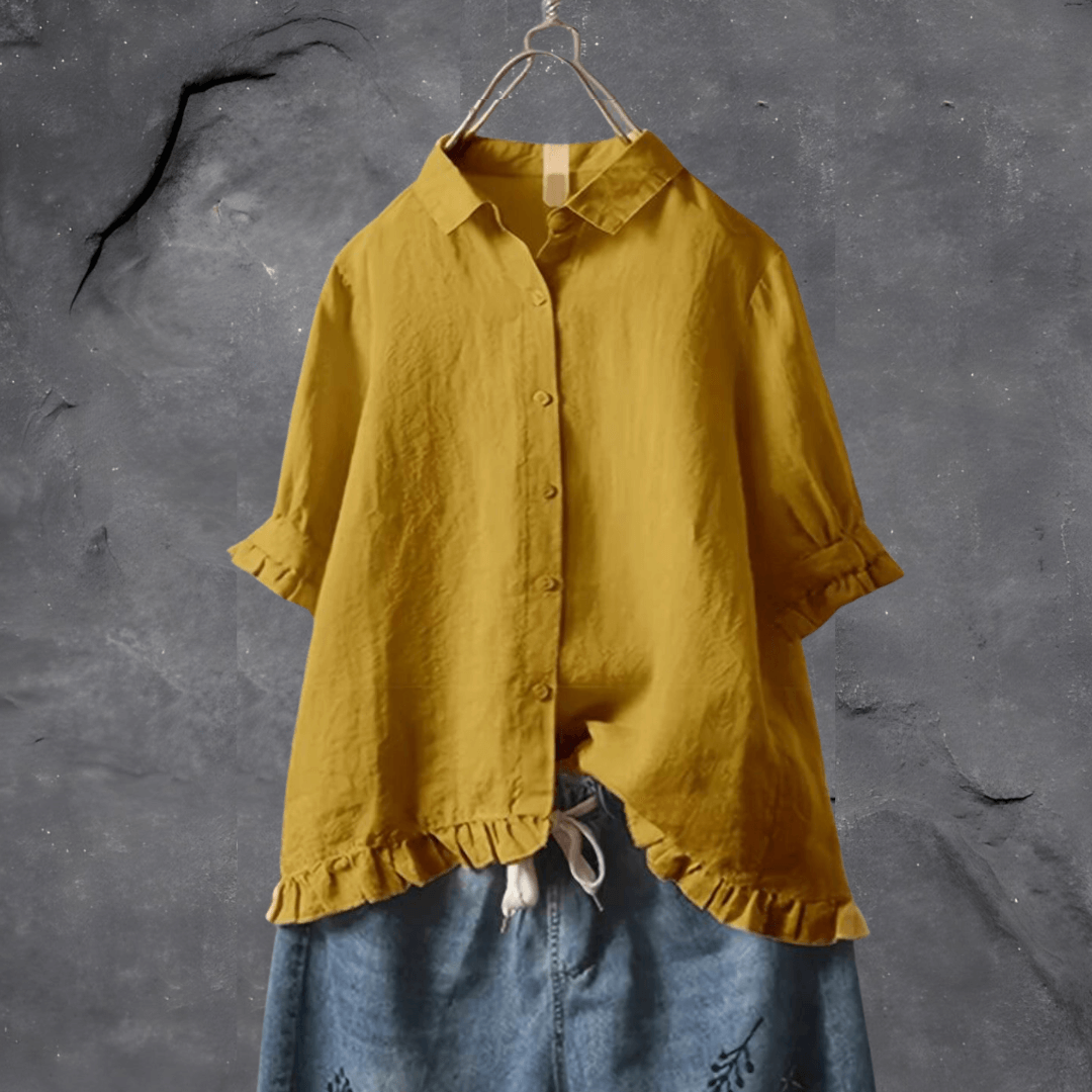 Stylish cotton shirt blouse for women | Ann -4