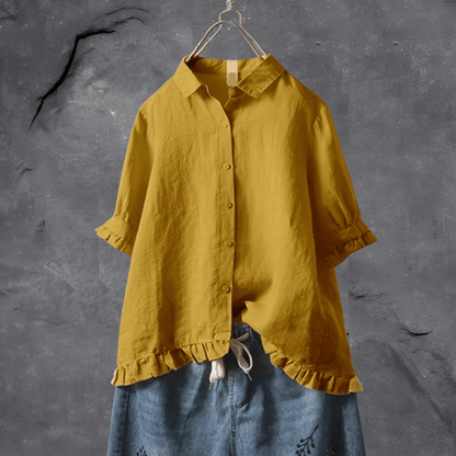 Stylish cotton shirt blouse for women | Ann -4
