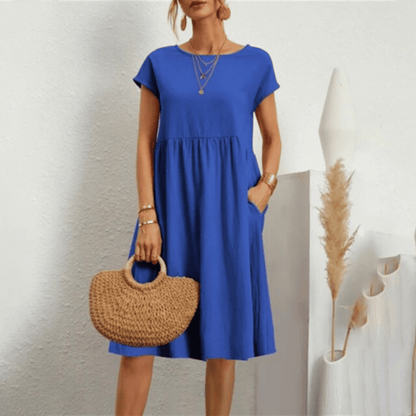 Savana elegant shape tummy-covering dress for women -10
