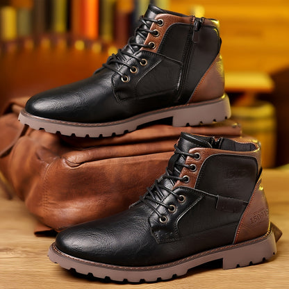 Vintage lace-up boots with timeless silhouette for men | Daniel